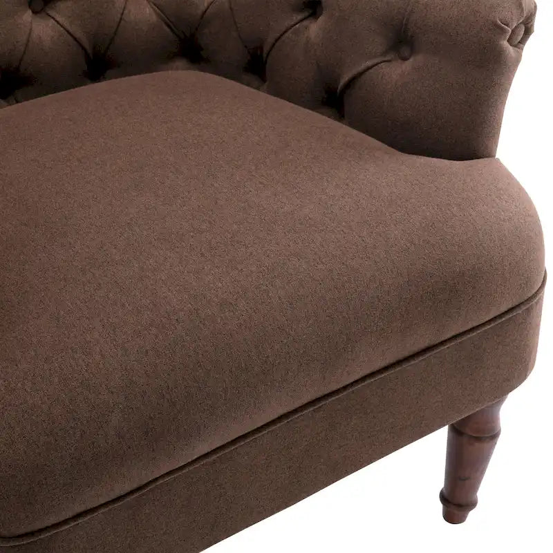 Fauteuil Club Très Grand avec Tissu Capitonnage