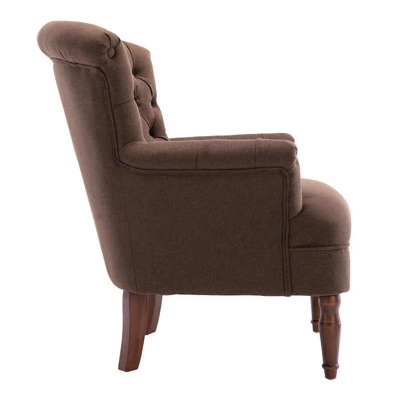 Fauteuil Club Très Grand avec Tissu Capitonnage