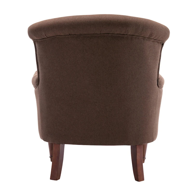 Fauteuil Club Très Grand avec Tissu Capitonnage