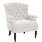 Fauteuil Club Très Grand avec Tissu Capitonnage