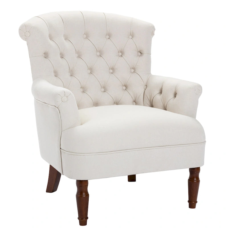 Fauteuil Club Très Grand avec Tissu Capitonnage