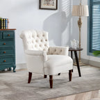 Fauteuil Club Très Grand avec Tissu Capitonnage