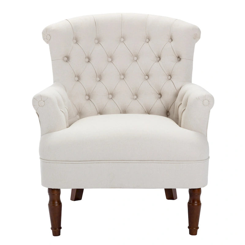 Fauteuil Club Très Grand avec Tissu Capitonnage