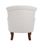 Fauteuil Club Très Grand avec Tissu Capitonnage