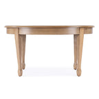Table basse ovale 38" L, placage d'érable marqueté plissé, bois de peuplier, assemblage tenon-mortaise