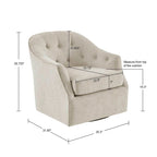 Chaise pivotante à 360 degrés
