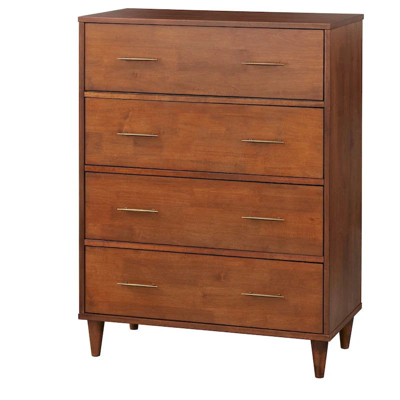 Commode quatre tiroirs, style médiéval-moderne