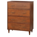 Commode quatre tiroirs, style médiéval-moderne