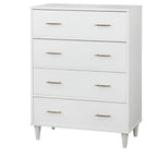 Commode quatre tiroirs, style médiéval-moderne
