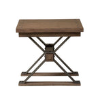Ensemble de 3 tables basses Sonoma Road en bois vieilli et métal