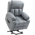 Fauteuil inclinable électrique réglable en hauteur en cuir PU