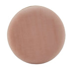 Pouf rond rembourré 71 cm de diamètre, rembourrage en mousse, base en métal thermolaqué doré, velours ou lin