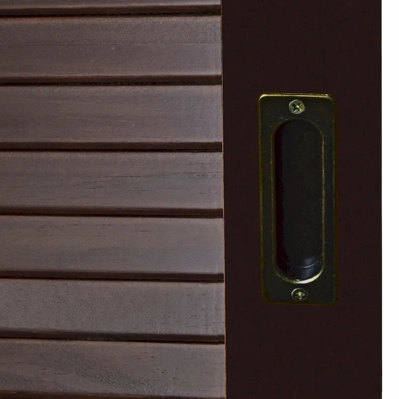 Système de dressing modulaire en pin massif, portes coulissantes, extensible de 91 à 274 cm de large, 183 cm de haut