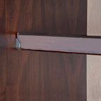 Système de dressing modulaire en pin massif, portes coulissantes, extensible de 91 à 274 cm de large, 183 cm de haut