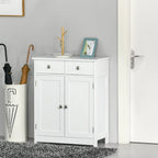 Meuble de rangement de salle de bain autoportant, étagère de rangement sur pied