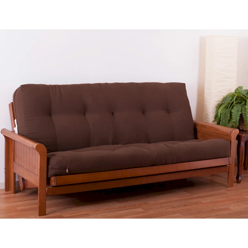 Matelas de futon en sergé de 18 cm d'épaisseur (Simple, Double ou Grand lit)