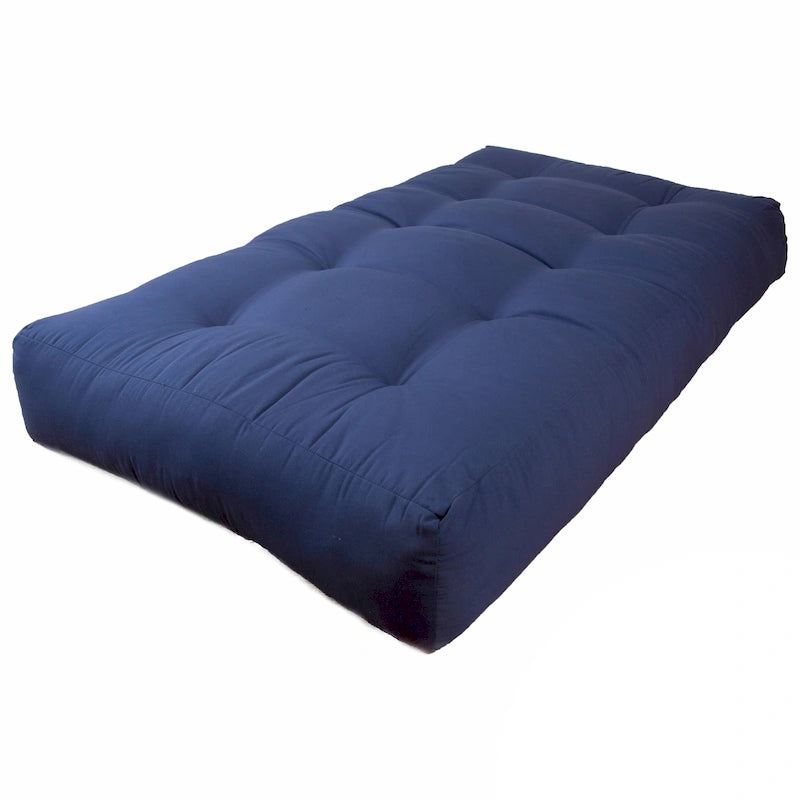 Matelas de futon en sergé de 18 cm d'épaisseur (Simple, Double ou Grand lit)