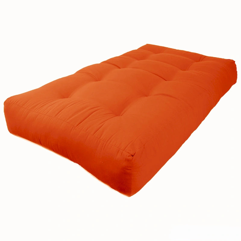 Matelas de futon en sergé de 18 cm d'épaisseur (Simple, Double ou Grand lit)