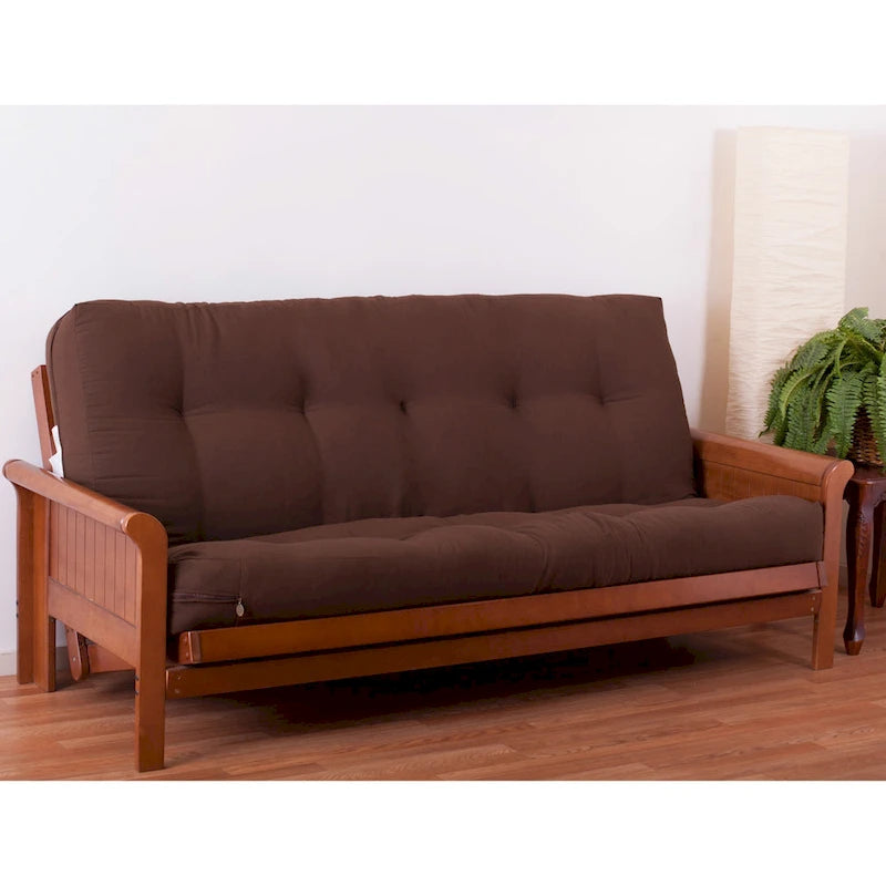 Matelas de futon en sergé de 18 cm d'épaisseur (Simple, Double ou Grand lit)