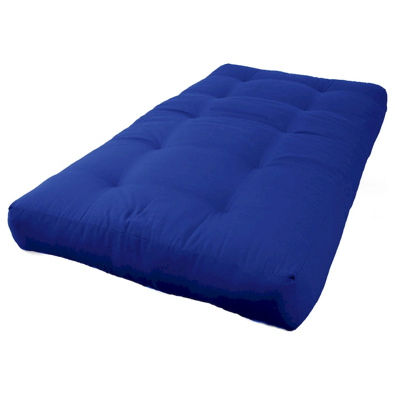 Matelas de futon en sergé de 18 cm d'épaisseur (Simple, Double ou Grand lit)