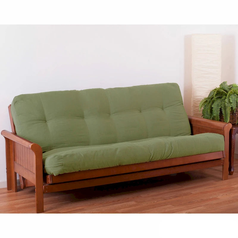 Matelas de futon en sergé de 18 cm d'épaisseur (Simple, Double ou Grand lit)