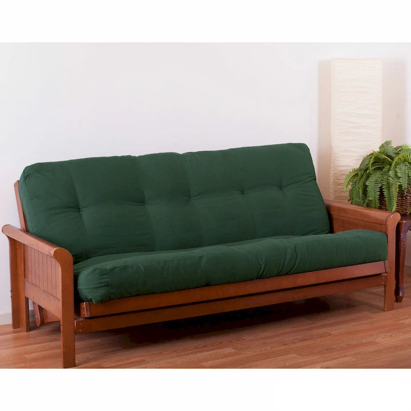 Matelas de futon en sergé de 18 cm d'épaisseur (Simple, Double ou Grand lit)