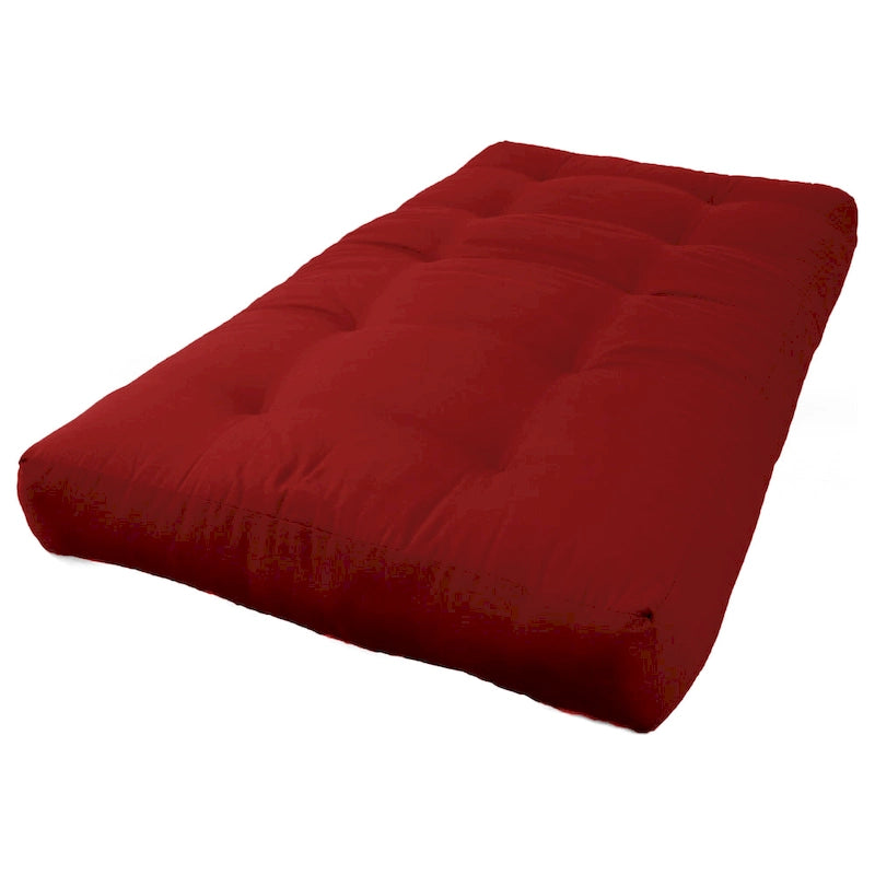 Matelas de futon en sergé de 18 cm d'épaisseur (Simple, Double ou Grand lit)