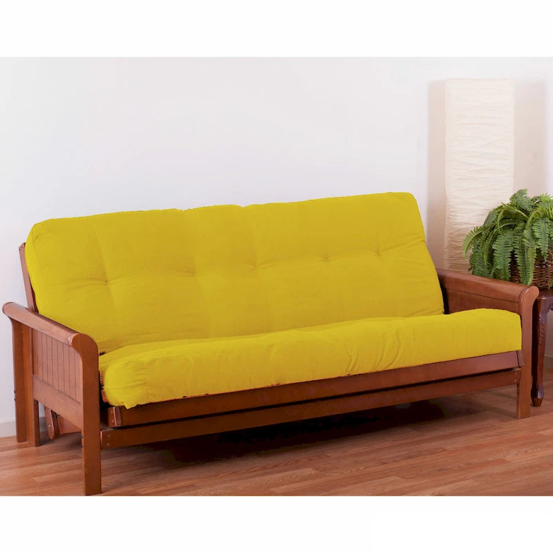 Matelas de futon en sergé de 18 cm d'épaisseur (Simple, Double ou Grand lit)