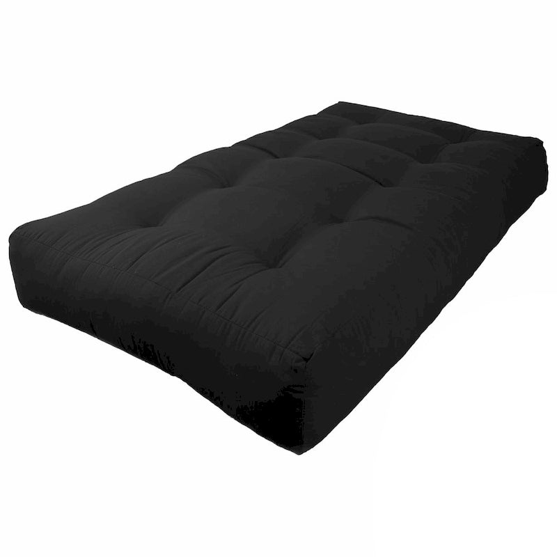 Matelas de futon en sergé de 18 cm d'épaisseur (Simple, Double ou Grand lit)