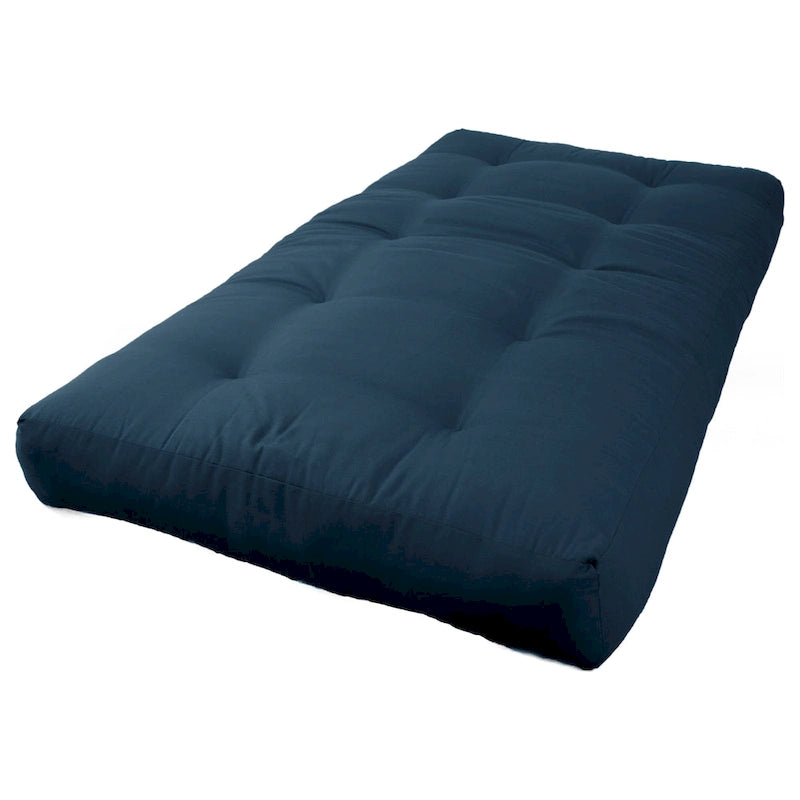Matelas de futon en sergé de 18 cm d'épaisseur (Simple, Double ou Grand lit)