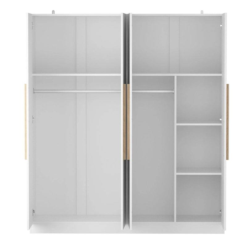 Armoire de penderie autoportante à 2 sections, tringle de suspension et étagères de rangement, modulable, séparateur de pièce