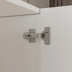 Armoire de penderie autoportante à 2 sections, tringle de suspension et étagères de rangement, modulable, séparateur de pièce