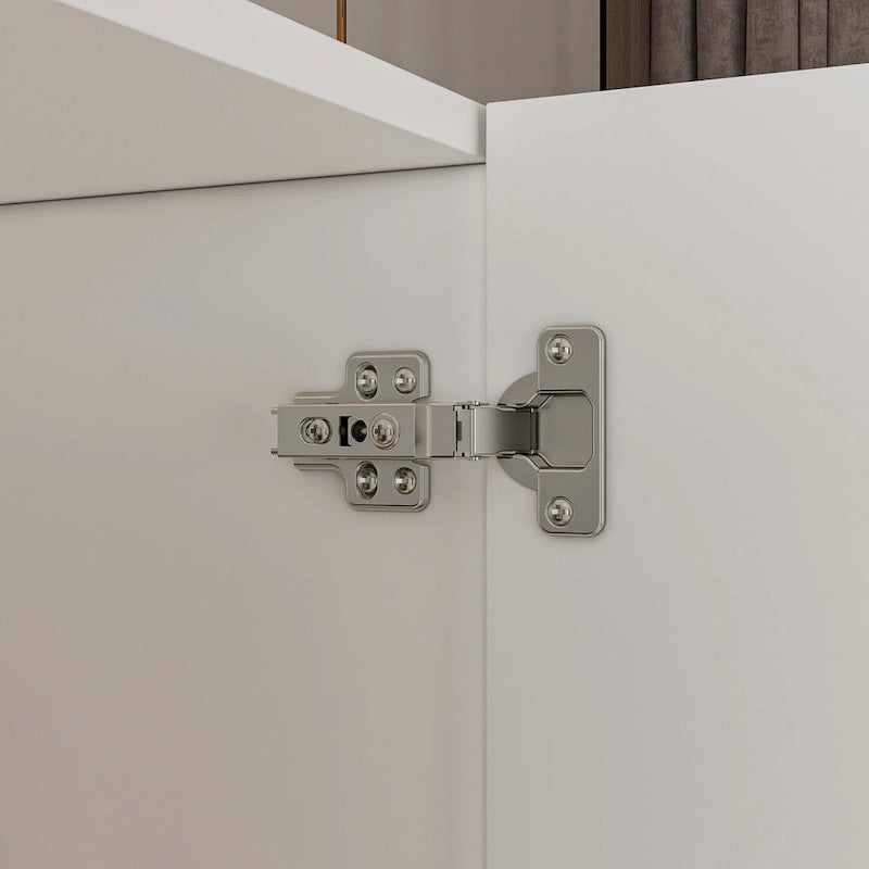 Armoire de penderie autoportante à 2 sections, tringle de suspension et étagères de rangement, modulable, séparateur de pièce