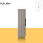 Armoire de penderie autoportante à 2 sections, tringle de suspension et étagères de rangement, modulable, séparateur de pièce
