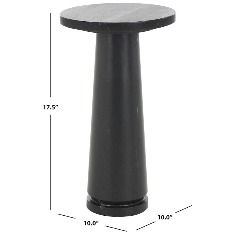 Table d'appoint ronde en marbre