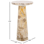 Table d'appoint ronde en marbre