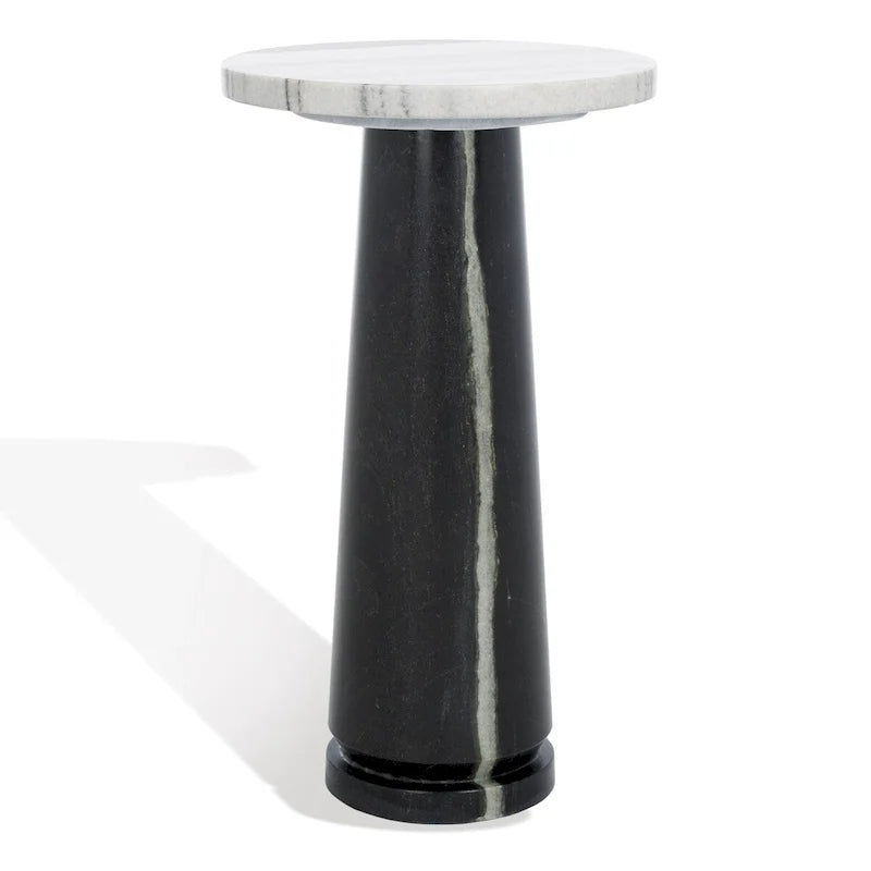 Table d'appoint ronde en marbre