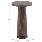 Table d'appoint ronde en marbre