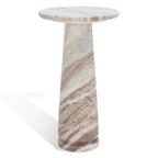 Table d'appoint ronde en marbre