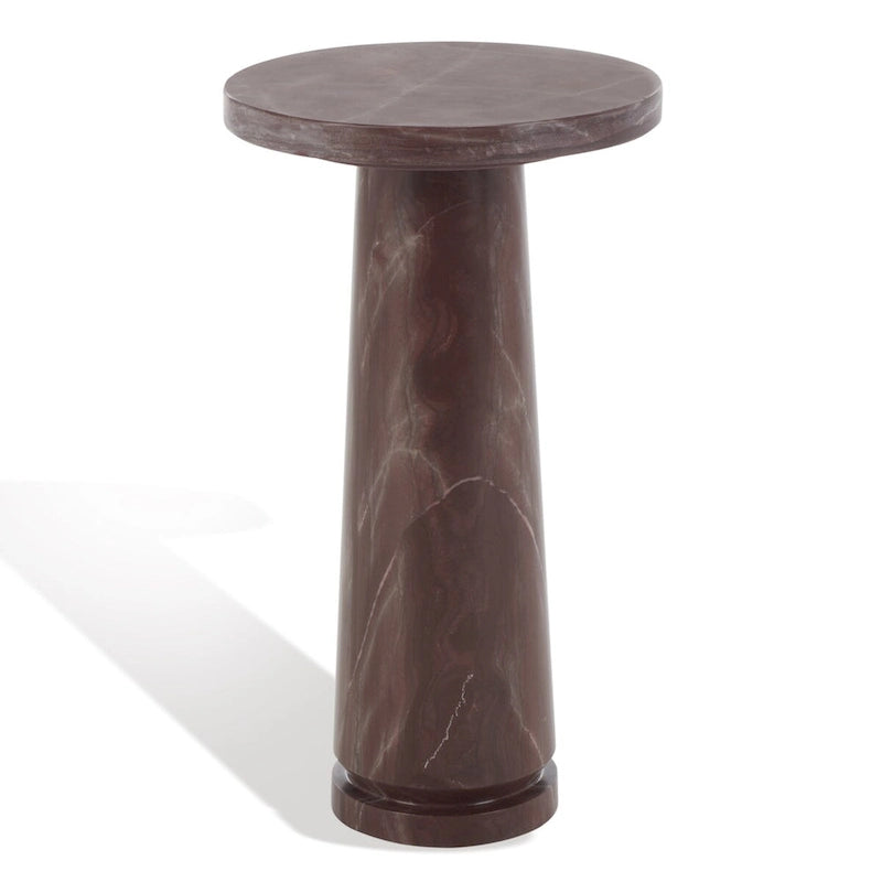 Table d'appoint ronde en marbre