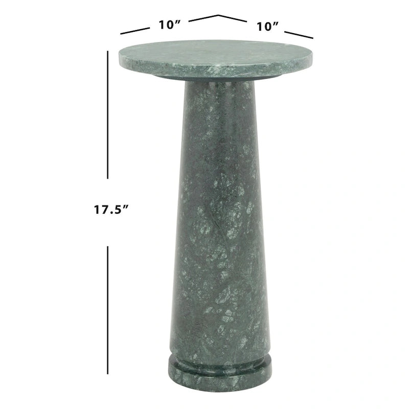Table d'appoint ronde en marbre