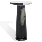 Table d'appoint ronde en marbre