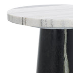 Table d'appoint ronde en marbre