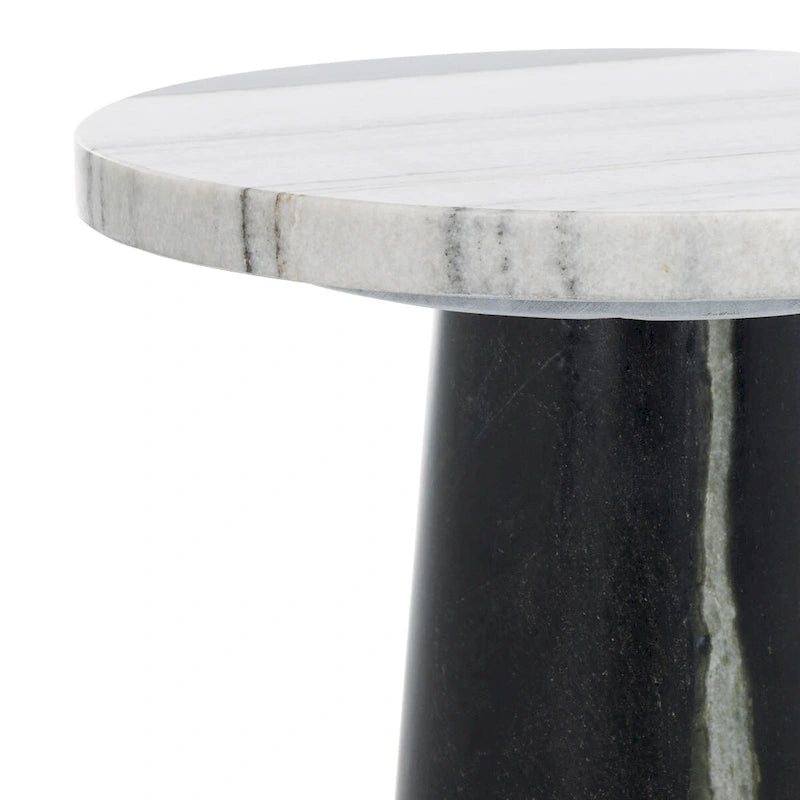 Table d'appoint ronde en marbre