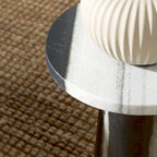 Table d'appoint ronde en marbre