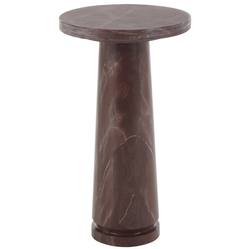 Table d'appoint ronde en marbre