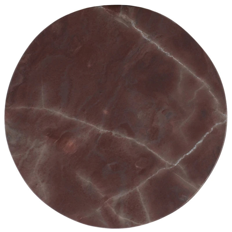 Table d'appoint ronde en marbre