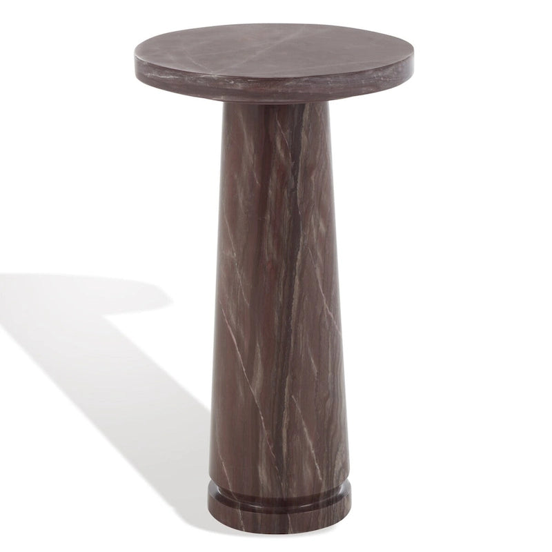 Table d'appoint ronde en marbre