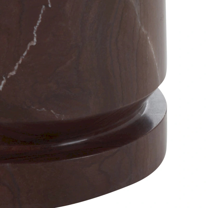 Table d'appoint ronde en marbre