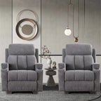 Fauteuil inclinable massant et canapé individuel manuel avec télécommande